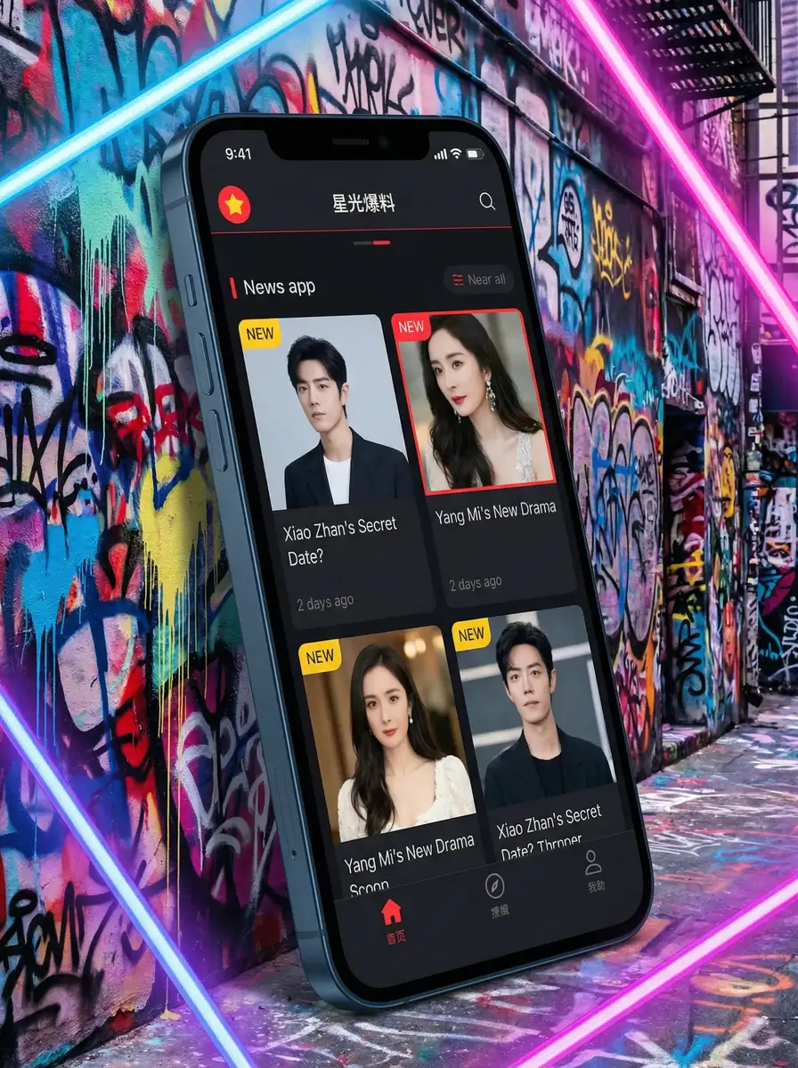 苹果股价上涨 APP界面展示 - 掌上吃瓜神器